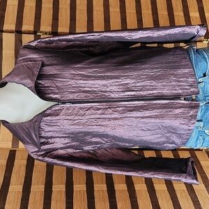 Jami's Collection irredescent zip up